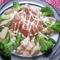 Omamama's cooksnap of when they made 大好きなあのお店の味を再現？？◆ささみ＆生ハム＆野菜のデリシャスサラダ◆.