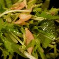 ぽんつ♪'s cooksnap of when they made 水菜とベーコンのペッパーサラダ.