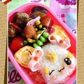 みにゅう's cooksnap of when they made キャラ弁☆プリキュアのキャンディ.