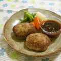 赤い電話's cooksnap of when they made 夏バテ前に防止♥メンチみたいなハンバーグ.