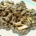 WindyAllen's cooksnap of when they made ♥牛肉ときのこの味噌炒め♥.