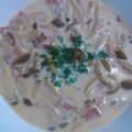 ☆樽々☆'s cooksnap of when they made ベーコンときのこのクリームスープパスタ◎.