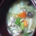 ペーシェ's cooksnap of when they made とん汁風・・・お味噌汁.