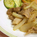 NAGANO久留米's cooksnap of when they made 新玉ねぎと豚肉の✿しょうが風炒め.