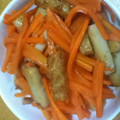 tetsu_love's cooksnap of when they made 簡単！人参とちくわのきんぴら.