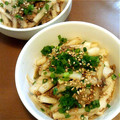 myrose's cooksnap of when they made ☆秋刀魚の蒲焼と大根のわさび和え☆.