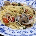 HUGNAO's cooksnap of when they made あさりとトマトのパスタ.
