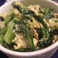 tomokoshiawase's cooksnap of when they made 春菊の卵とじ.