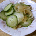 あーるれもん's cooksnap of when they made 加熱玉ねぎときゅうりのサラダ.