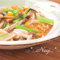 矢切のねぎちゃん's cooksnap of when they made 小松菜ときのこの中華風うま煮.