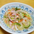 平野由南（ひらのゆな's cooksnap of when they made イカよりお手軽♫♬ハムのマリネ.