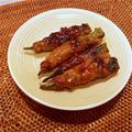 みどすけい's cooksnap of when they made オクラとシソの豚バラ巻き.
