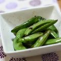 miyukiku's cooksnap of when they made 簡単！スナップエンドウ　しょうゆ味♪.