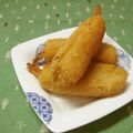 赤い電話's cooksnap of when they made かさましエビフライ　海老コロッケ　お弁当.