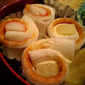 鮎めし♀'s cooksnap of when they made ❤簡単❤ちくわで♪チーズたくあん巻き～.