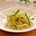 さとみわ's cooksnap of when they made もやしと胡瓜の和え物.