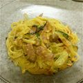 新米ゆき's cooksnap of when they made キノコとベーコンのコーンパスタ。.