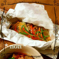 ｎｏｎｍａｍａ's cooksnap of when they made たっぷり野菜と鮭のムニエル.