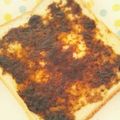 わさこちゃん's cooksnap of when they made 海苔の佃煮トースト.