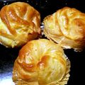 ヒロミ0517's cooksnap of when they made 栗きんとん折り込みパン.
