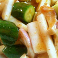 monchim's cooksnap of when they made ♪きゅうりとボイルいかのキムチ和え♪.
