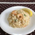 みゅううさぎ's cooksnap of when they made 具だくさん☆炊き込みエビピラフ.