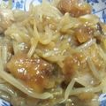 ３とんママ's cooksnap of when they made 超簡単☆余った唐揚げでもやし炒め♪.