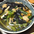 ぺきょぺきょ's cooksnap of when they made 小松菜とうすあげの煮びたし～のり風味～.