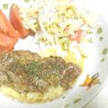 cookjouji's cooksnap of when they made 豚肉とチーズの重ね焼き♪.