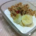 みゅmiyu's cooksnap of when they made ヨーグルト＆バナナ＆フルーツクラノーラ.