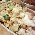 ストックポート's cooksnap of when they made 里芋ときゅうりと大豆の味噌マヨサラダ♫.