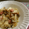 kebeibiko's cooksnap of when they made ちょっと洋風☆たっぷり茸の炊き込みご飯♪.