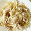 あきーまあ's cooksnap of when they made もやしと豚肉のゴマだれサラダ.