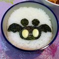 うっちゃん❤'s cooksnap of when they made ハロウィン★キャラ弁☆ミッキーこうもり★.