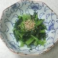 サーフブレイド's cooksnap of when they made 小松菜ナムル.