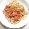 カボリン's cooksnap of when they made 簡単！！子供向け♪ツナトマトパスタ.