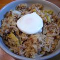 しゅうじしゅうじ's cooksnap of when they made 炊飯器で♪お焦げができるビビンバ.