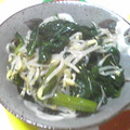 jerrytomo's cooksnap of when they made 簡単！もやしとほうれん草の焼肉風ナムル.