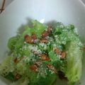 sakuradesu's cooksnap of when they made かぼちゃとレタスのアーモンドサラダ.