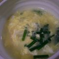 まーちっち's cooksnap of when they made あっという間に♪ニラと卵の中華スープ.