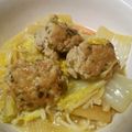 さんどる's cooksnap of when they made 簡単♡鶏つくねと白菜の味噌煮.