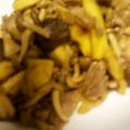 サトモユリア's cooksnap of when they made 豚肉とさつま芋ときのこの炒め物。.