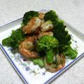 megu742372's cooksnap of when they made ブロッコリーとエビの炒めもの.