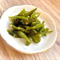 悠LOVE航's cooksnap of when they made ピーマンとわかめのきんぴら.