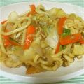うに子's cooksnap of when they made みそ味の焼きうどん.