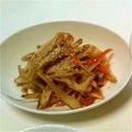 むーたん＊'s cooksnap of when they made きんぴらごぼう♡.