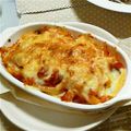 ゆりけえ's cooksnap of when they made ♡ナスとトマトの簡単かさねグラタン♡.