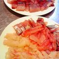 まゆこ．Ｍ's cooksnap of when they made いなだ（わらさ）の刺身.