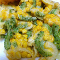 ♡cano♡'s cooksnap of when they made 旨い！ゴーヤとコーンのサクサクかき揚げ.