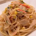 ＫＩＸ's cooksnap of when they made 冷製パスタ（和風）からし酢みそ風味.